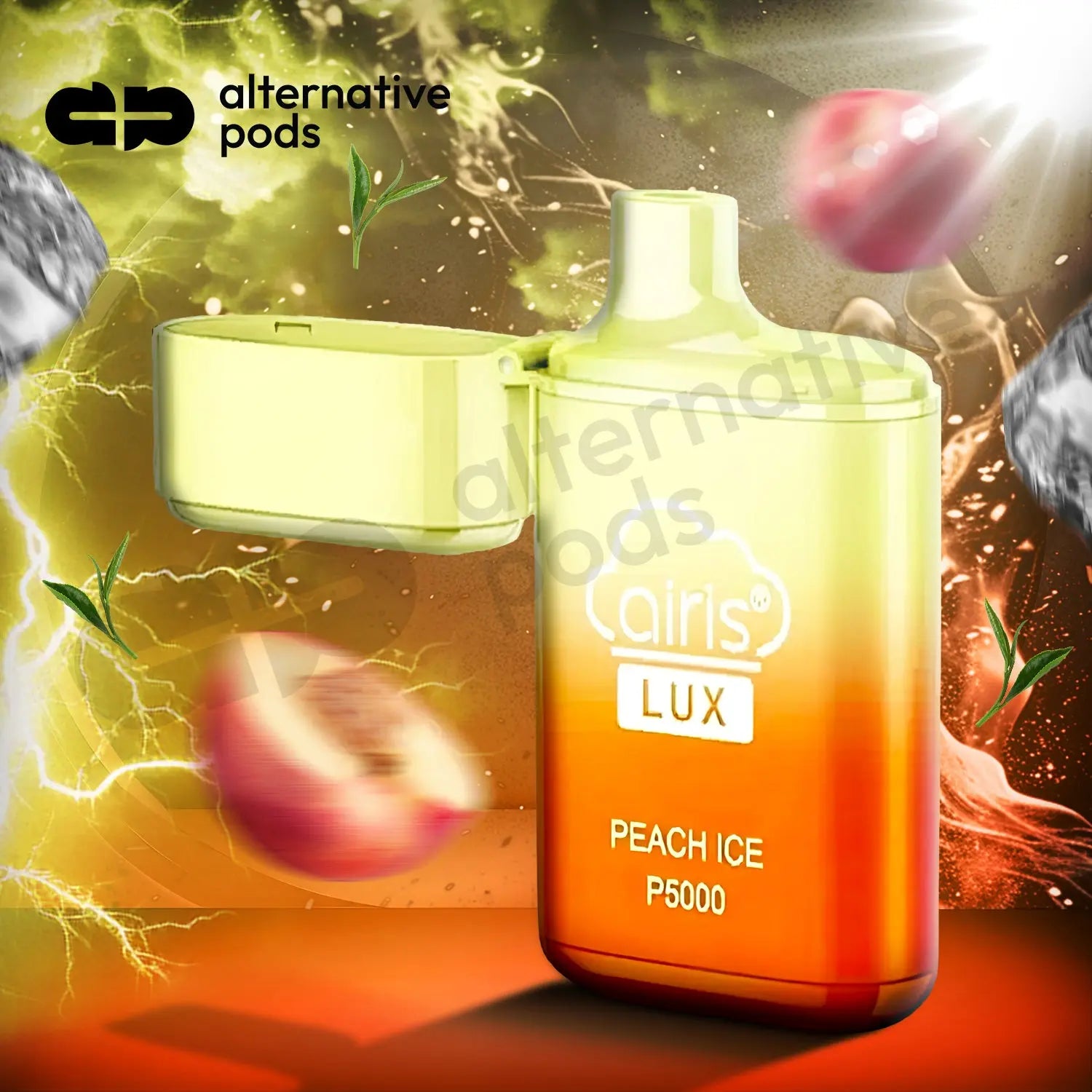 Airis Lux P5000 Puffs Disposable Vape - Peach Ice 