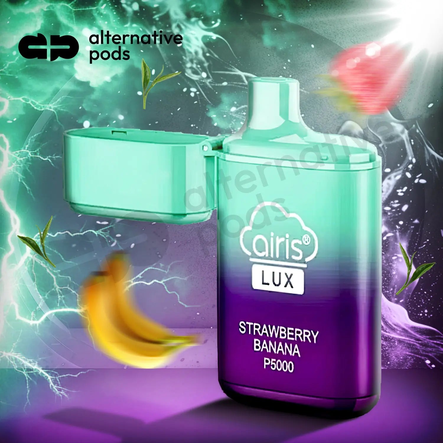Airis Lux P5000 Puffs Disposable Vape - Strawberry Banana 