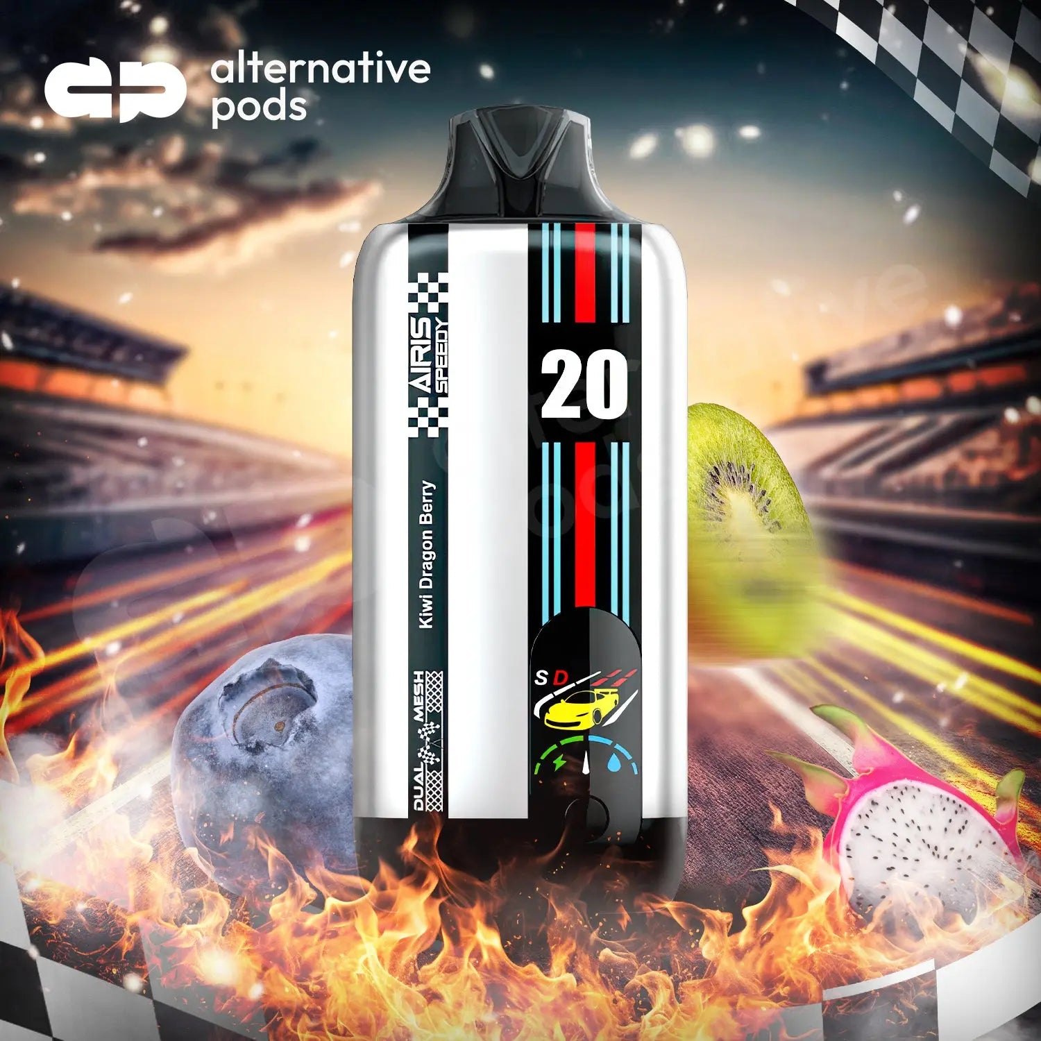 Airis Speedy 15000 Disposable - Kiwi Dragon Berry 