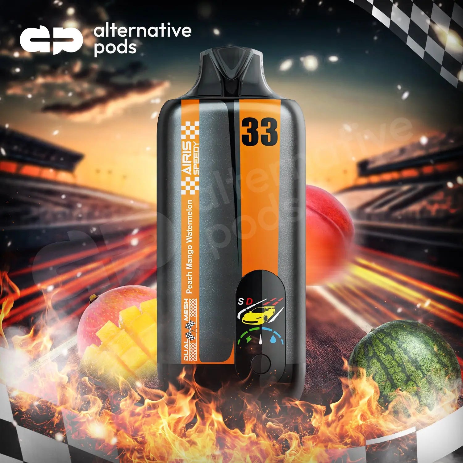 Airis Speedy 15000 Disposable - Peach Mango Watermelon 