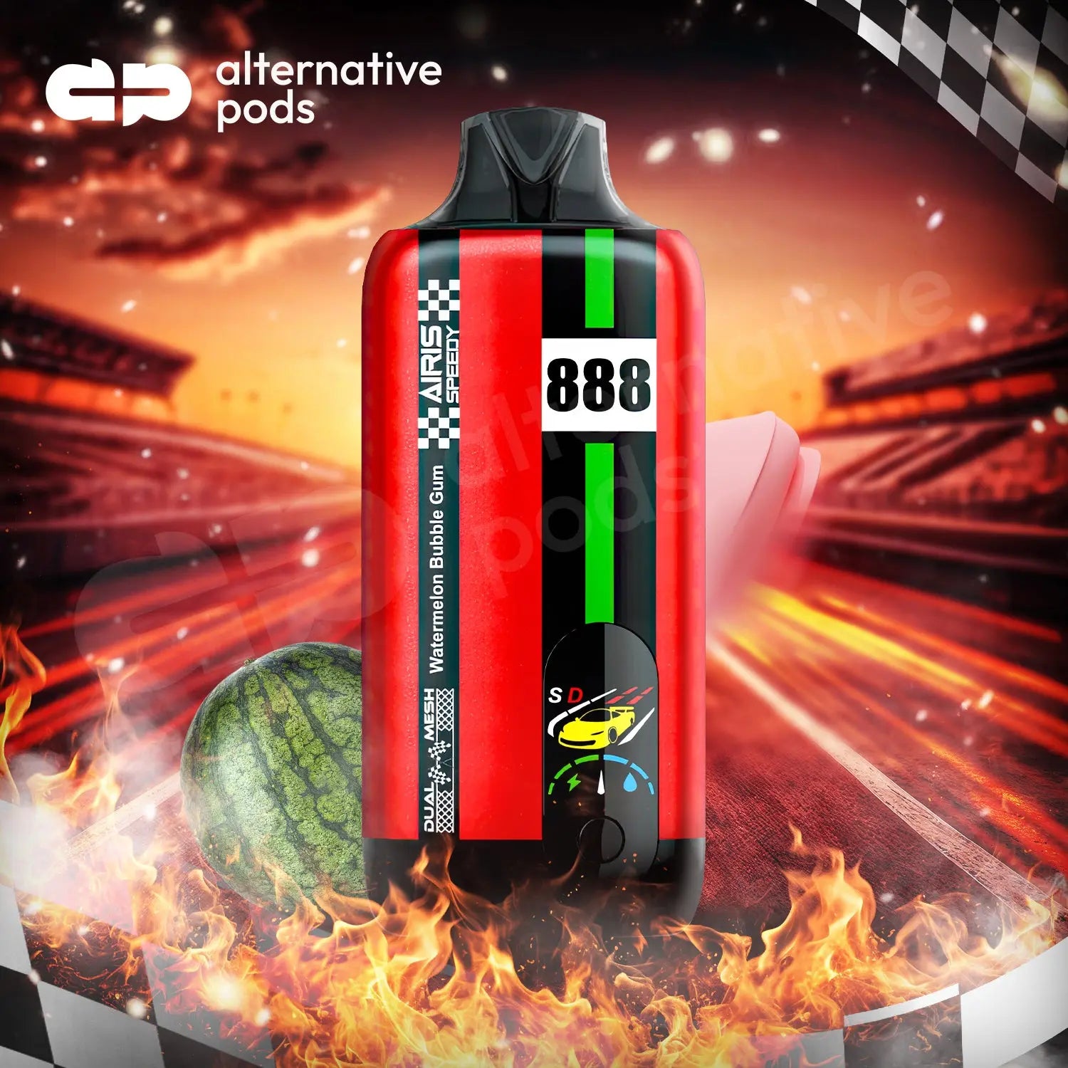 Airis Speedy 15000 Disposable - Watermelon Bubble Gum 