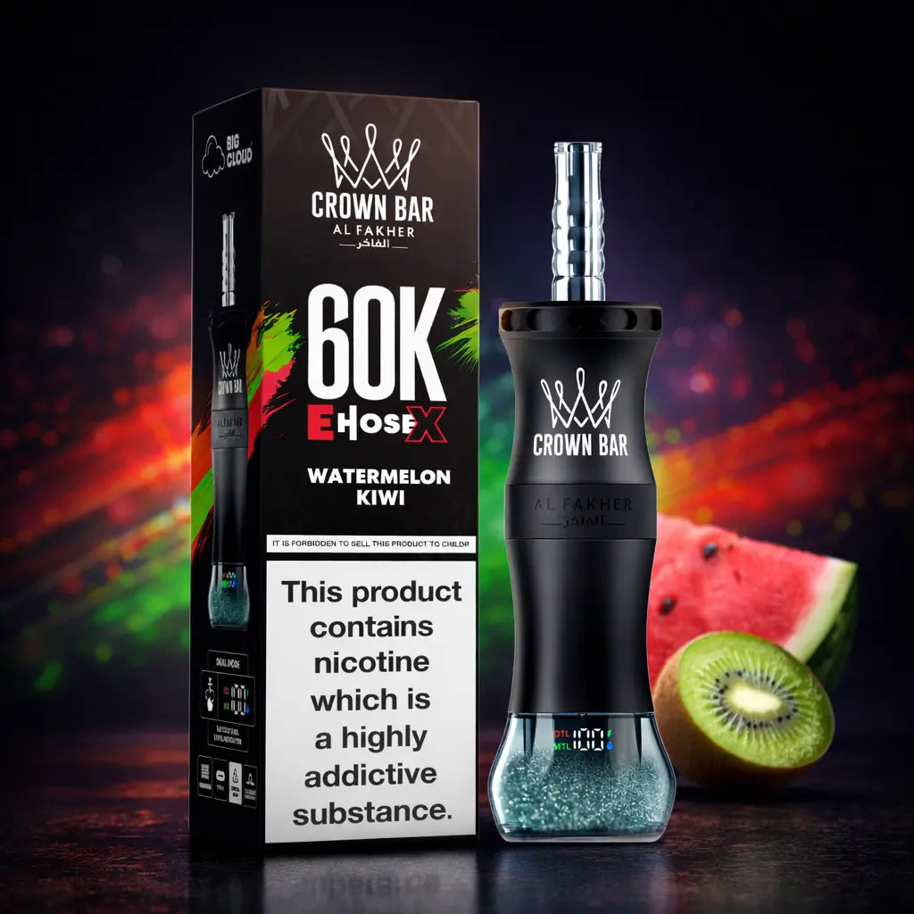 Al Fakher Crown Bar 60K E-Hose Disposable Vape | 60,000 Puffs