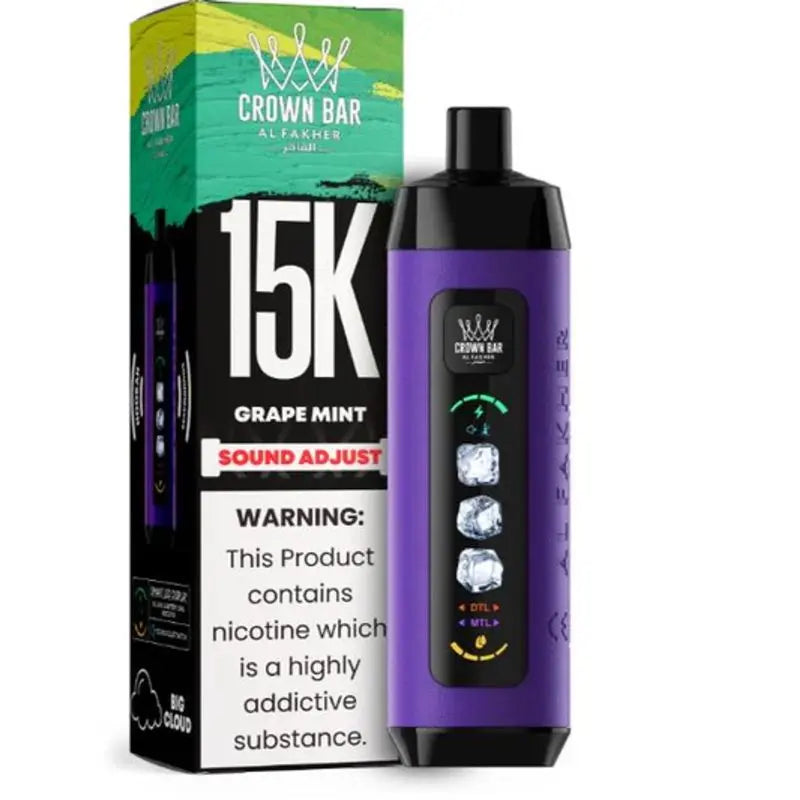 Al Fakher Crown Bar ICE Adjust 15k Al Fakher