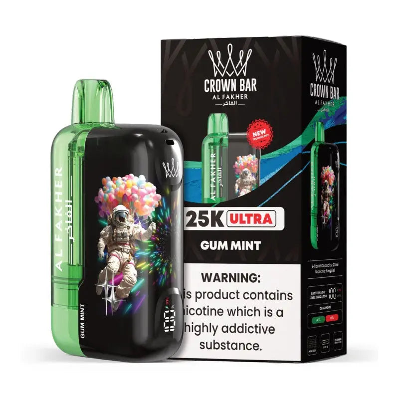 Al Fakher Crown Bar Ultra 25K - Gum Mint 
