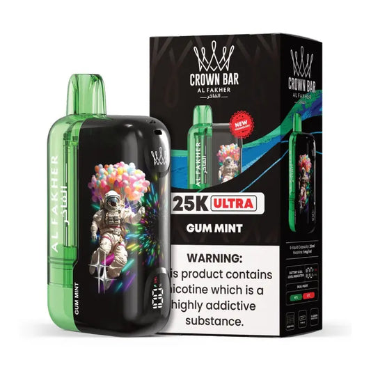 Al Fakher Crown Bar Ultra 25K - Gum Mint 