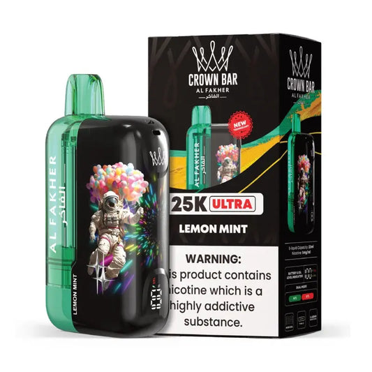 Al Fakher Crown Bar Ultra 25K - Lemon Mint 