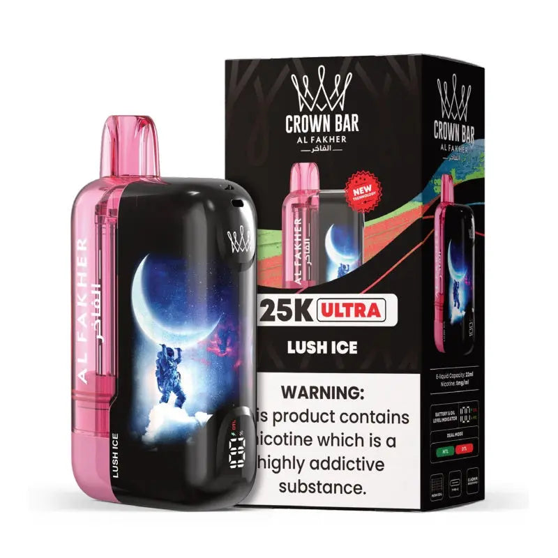 Al Fakher Crown Bar Ultra 25K - Lush Ice 
