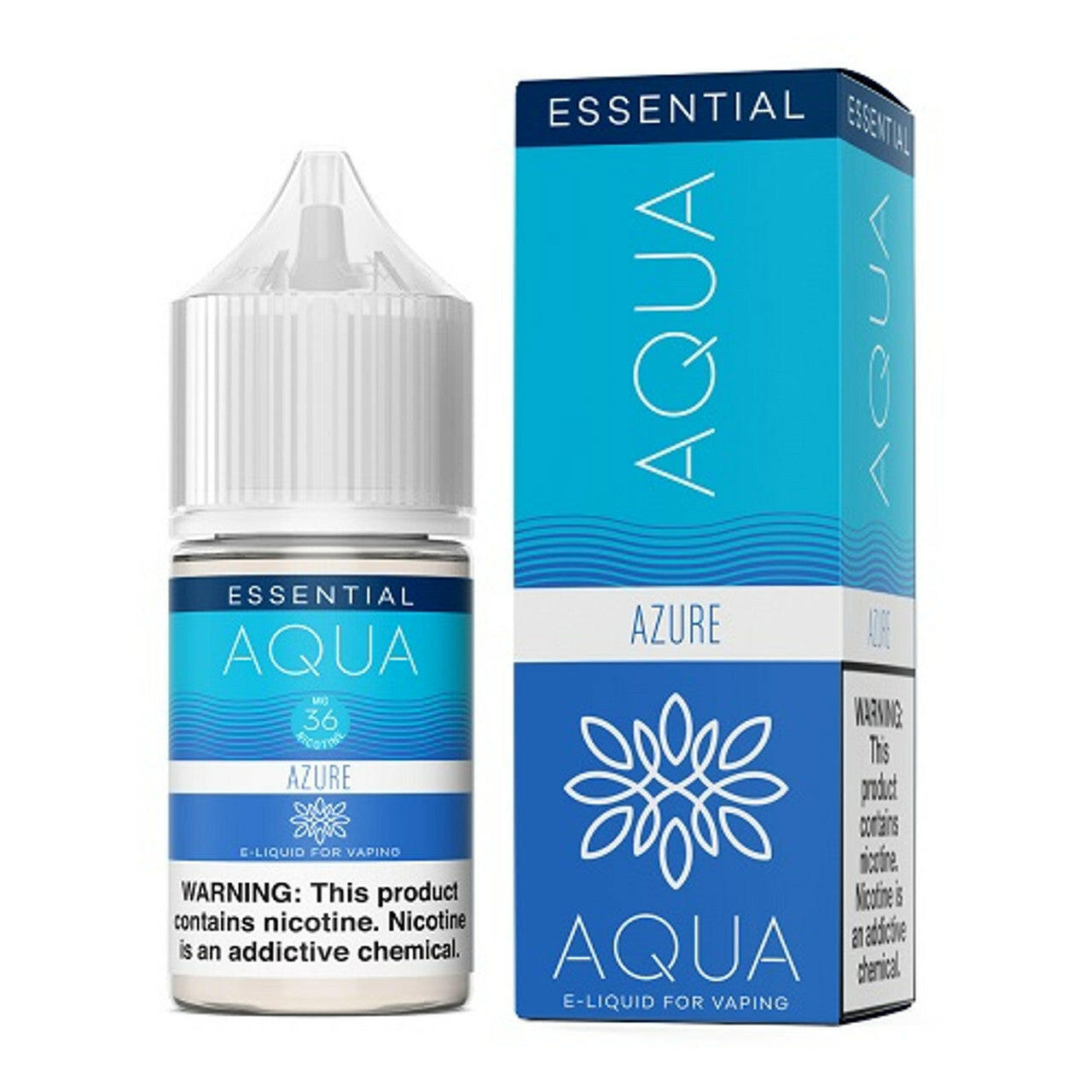 Aqua Essential Nicotine Salt E-Liquid By Marina Vape 30ML Azure 