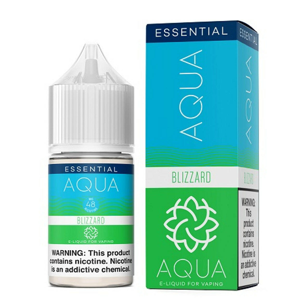Aqua Essential Nicotine Salt E-Liquid By Marina Vape 30ML Blizzard