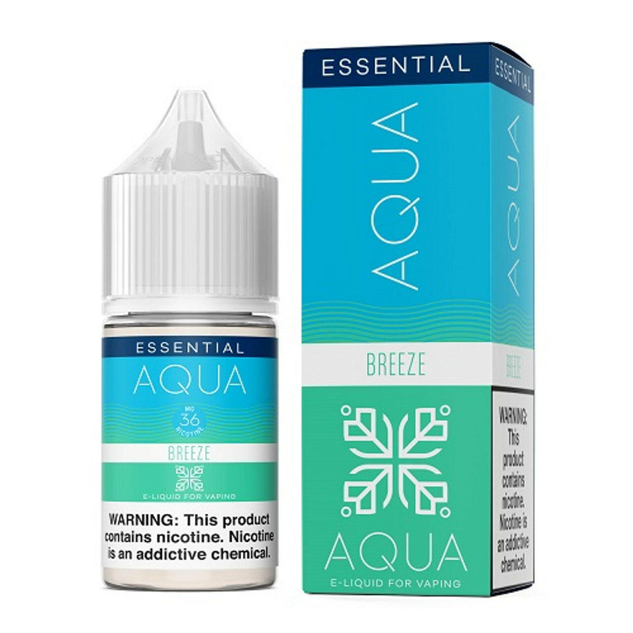 Aqua Essential Nicotine Salt E-Liquid By Marina Vape 30ML Breeze