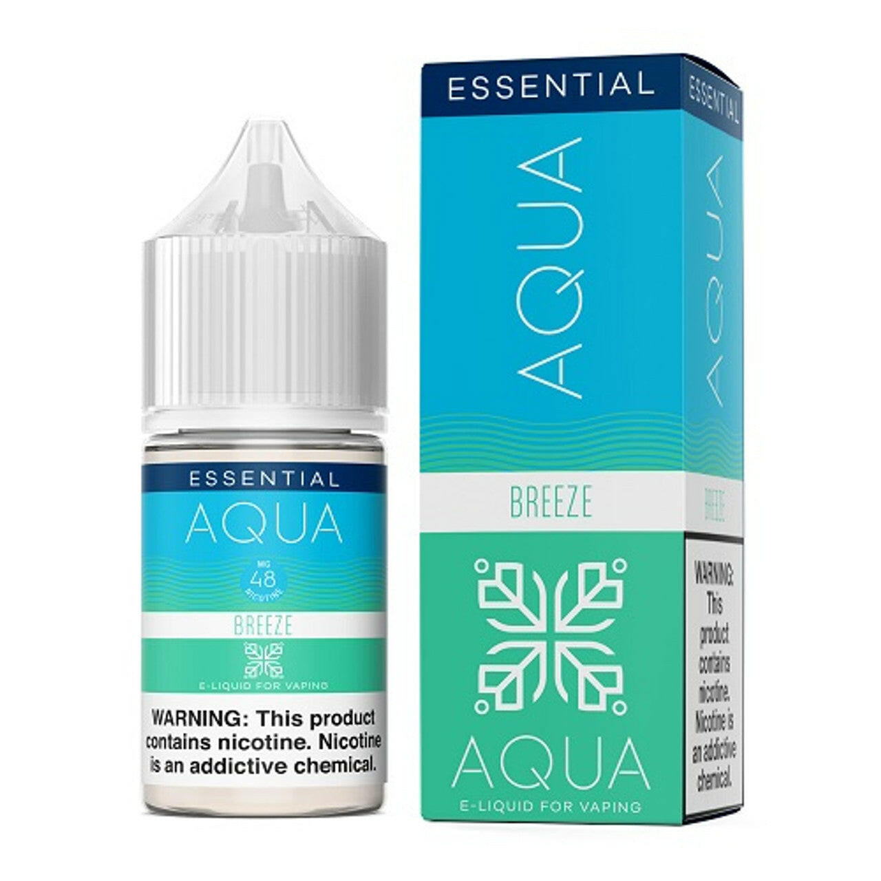 Aqua Essential Nicotine Salt E-Liquid By Marina Vape 30ML Breeze 