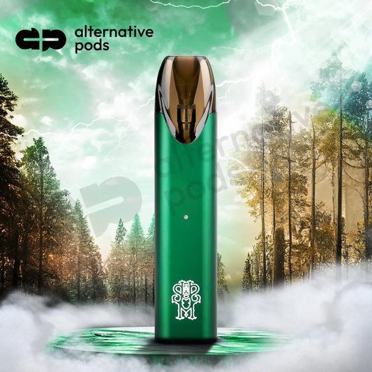 Asmodus Pyke 480mAh Pod System Starter Kit With 2 x 2ML Refillable Pods - Green 