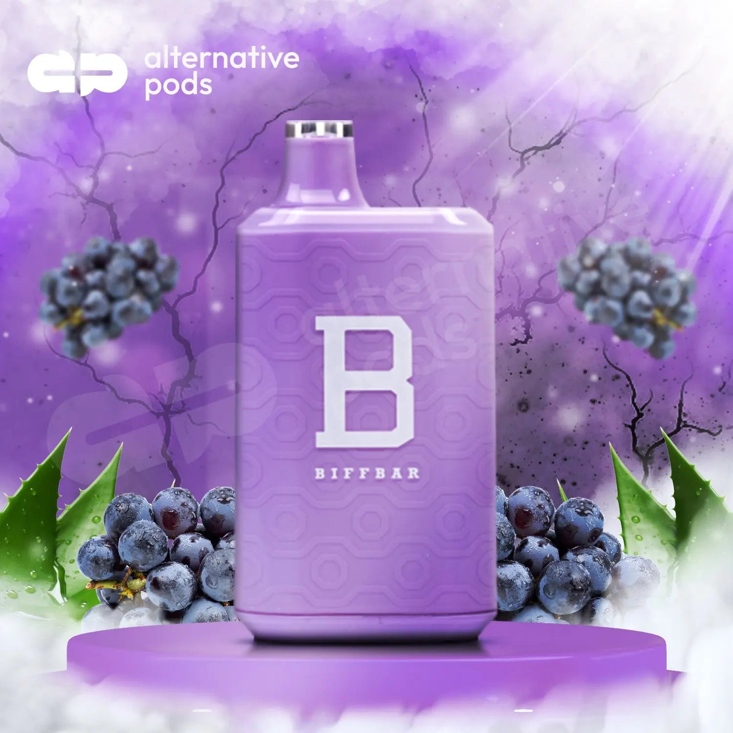 BIFFBAR 6000 Puffs Disposable Vape - Aloe Grape