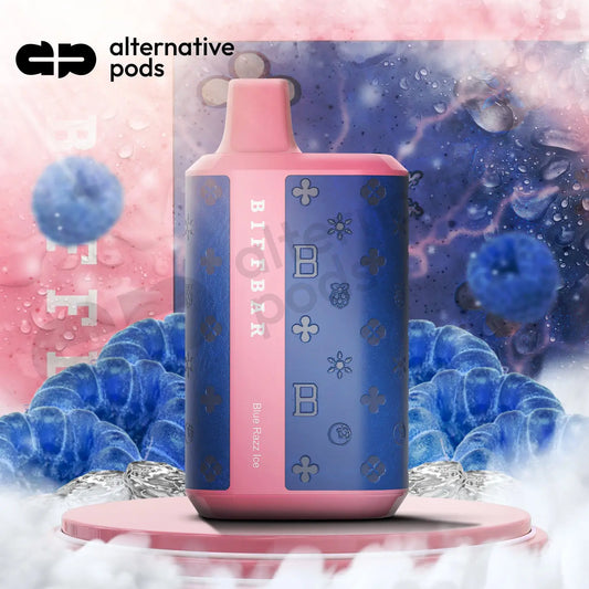 BIFFBAR Lux 5500 Puffs Disposable Vape - Blue Razz Ice 
