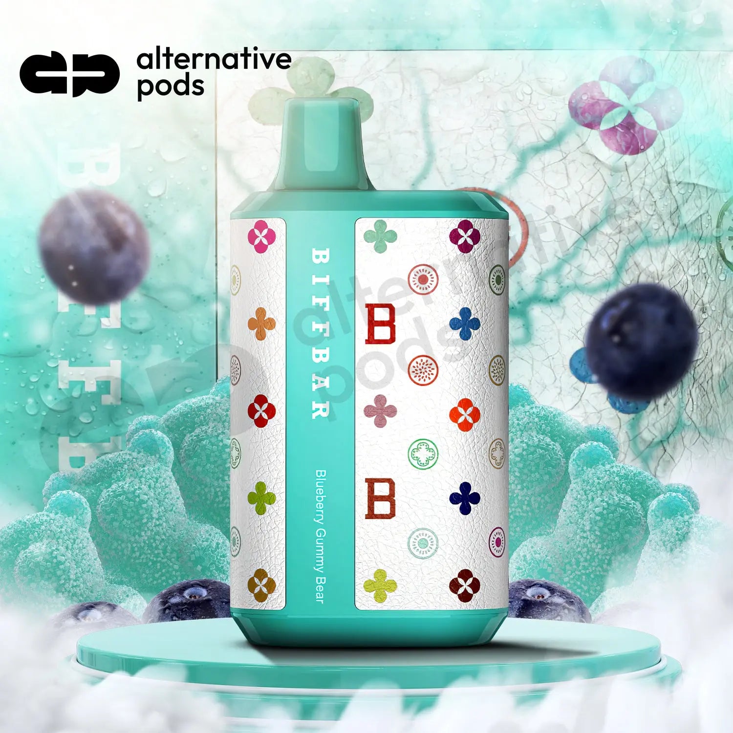 BIFFBAR Lux 5500 Puffs Disposable Vape - Blueberry Gummy Bear 