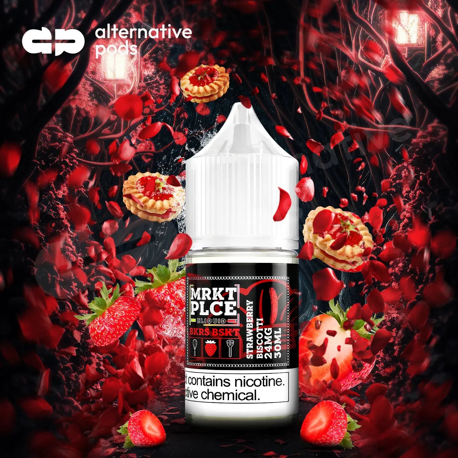 BKRS BSKT By MRKTPLCE Nicotine Salt E-Liquid 30ML - Alternative pods | Online Vape & Smoke Shop