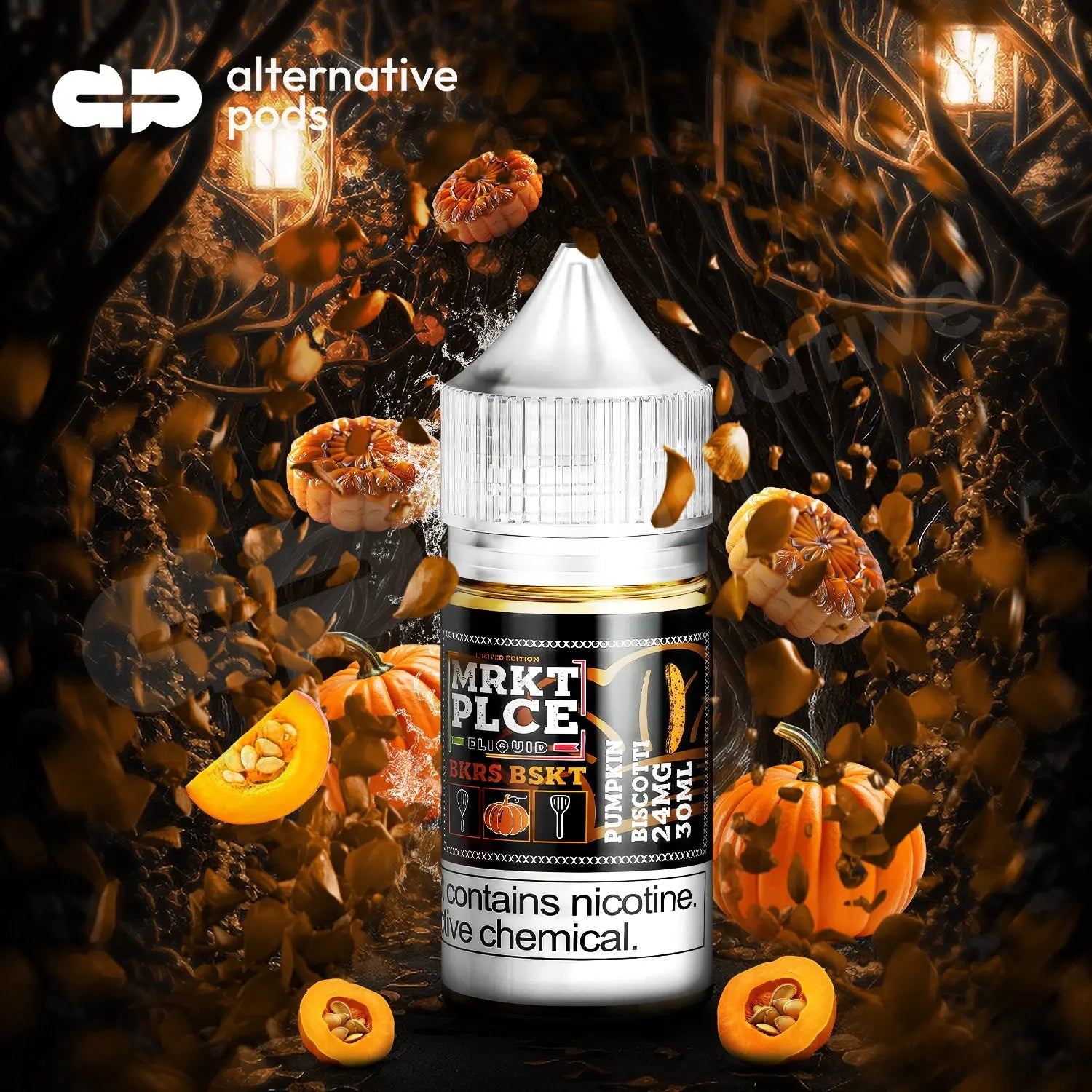 BKRS BSKT By MRKTPLCE Nicotine Salt E-Liquid 30ML - Alternative pods | Online Vape & Smoke Shop