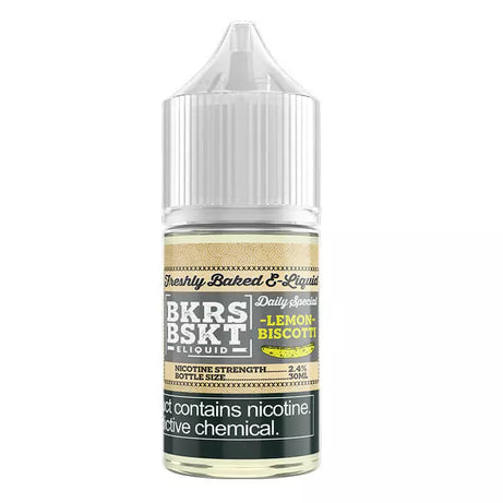 BKRS BSKT By MRKTPLCE Nicotine Salt E-Liquid 30ML Lemon Biscotti