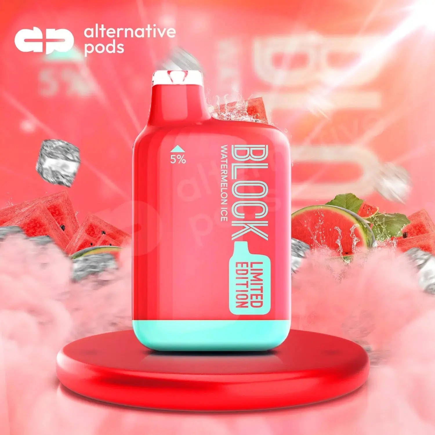 BLOCK by EB Design 6000 Disposable Vape - Watermelon Ice 