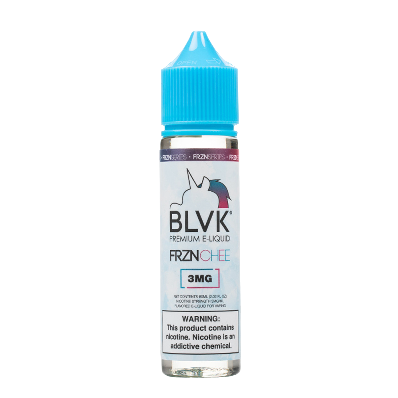 BLVK FRZN Synthetic Nicotine E-Liquid 60ML FRZN CHEE