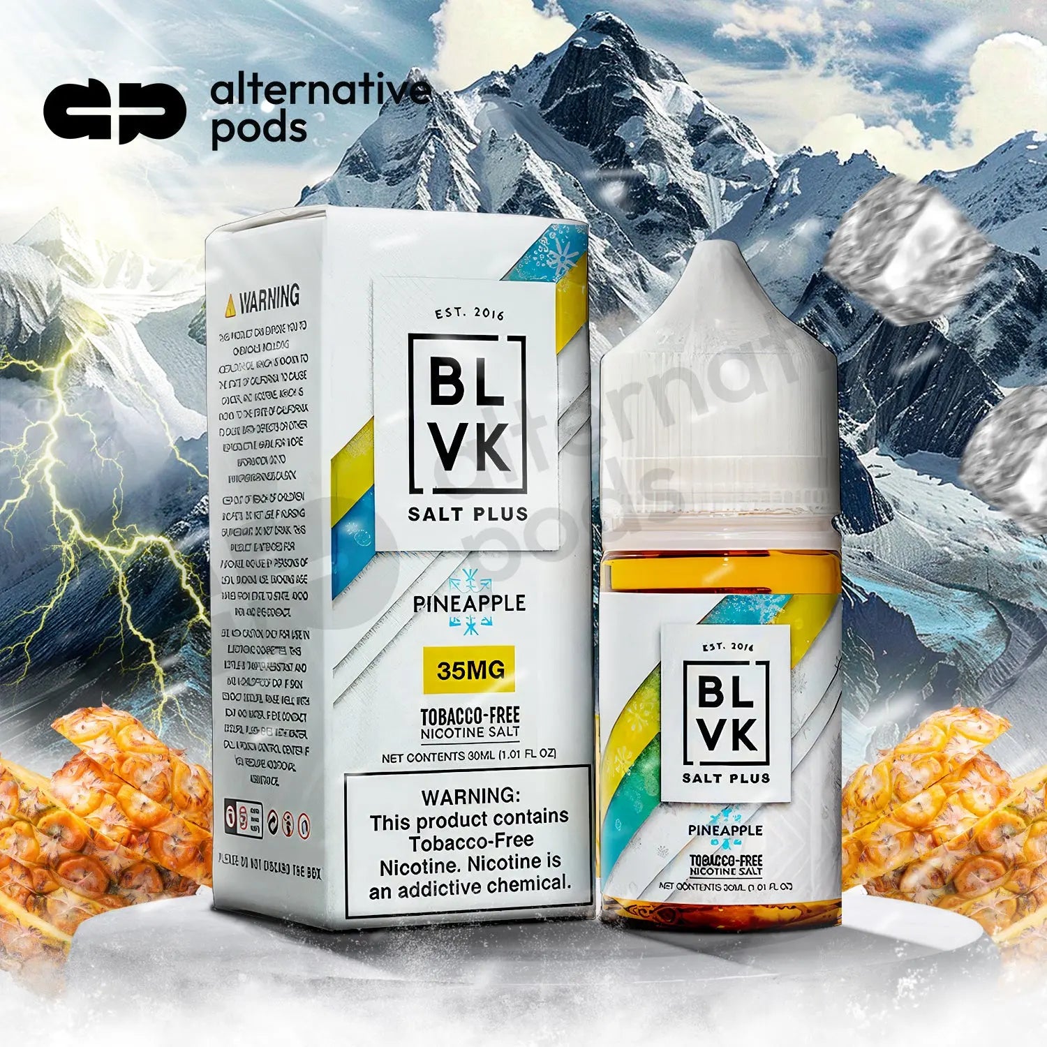 BLVK Salt Plus Synthetic Nicotine Salt E-Liquid 30ML - Alternative pods | Online Vape & Smoke Shop