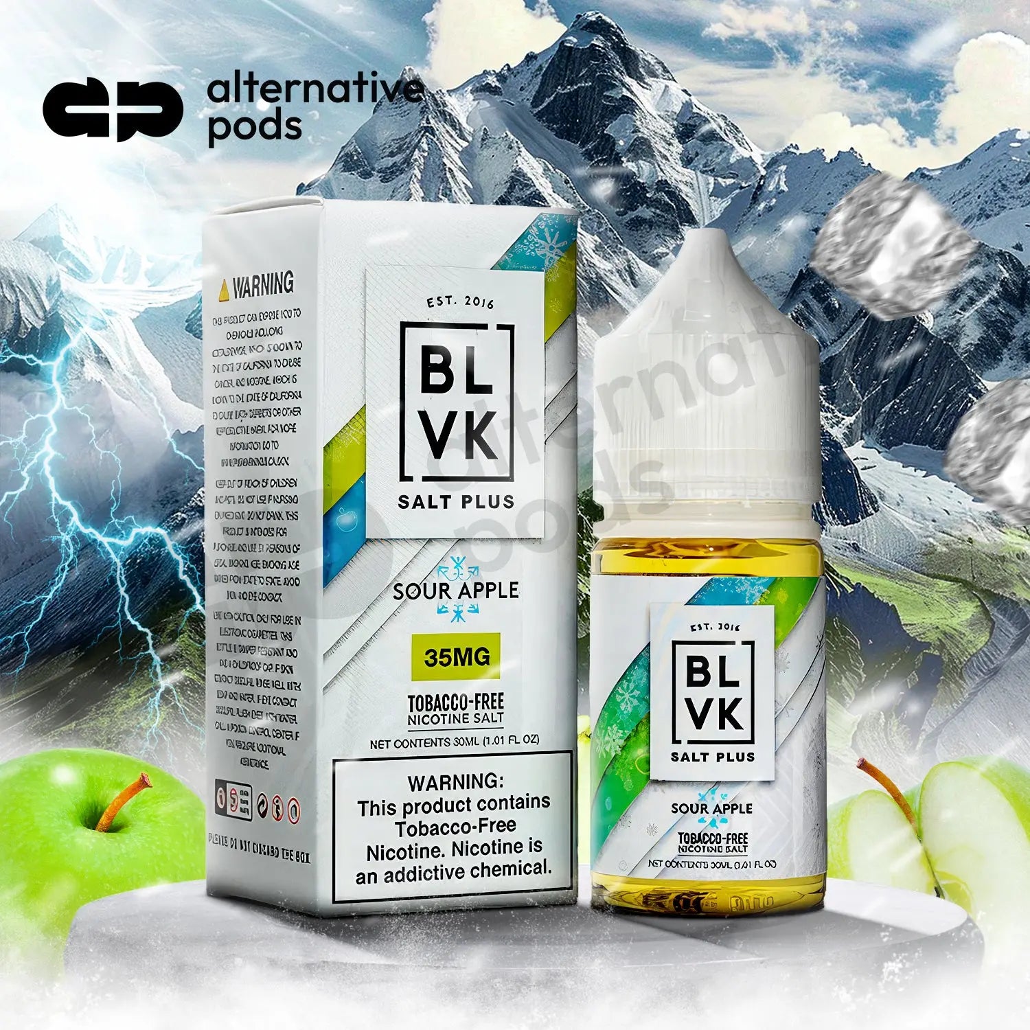 BLVK Salt Plus Synthetic Nicotine Salt E-Liquid 30ML - Alternative pods | Online Vape & Smoke Shop