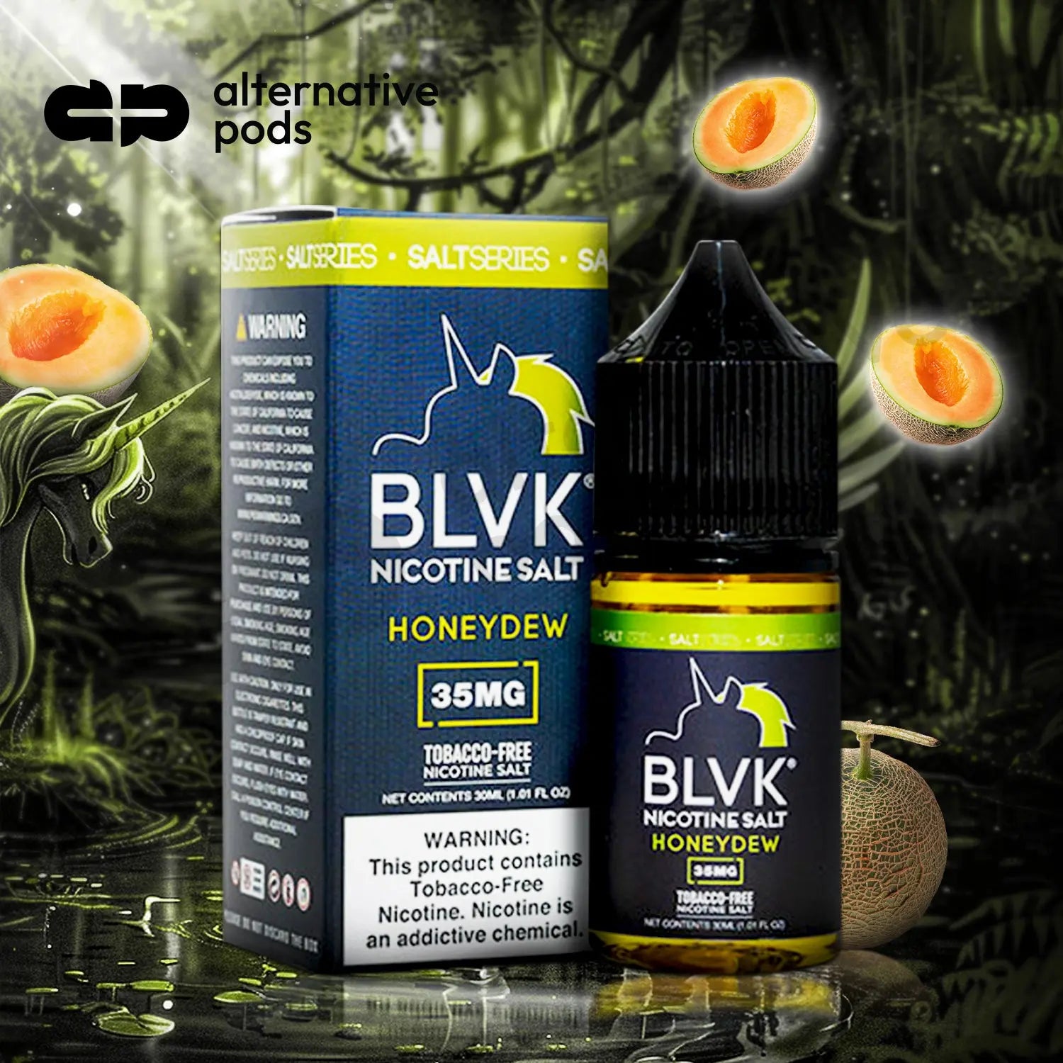 BLVK Salt Synthetic Nicotine Salt E-Liquid 30ML - Alternative pods | Online Vape & Smoke Shop