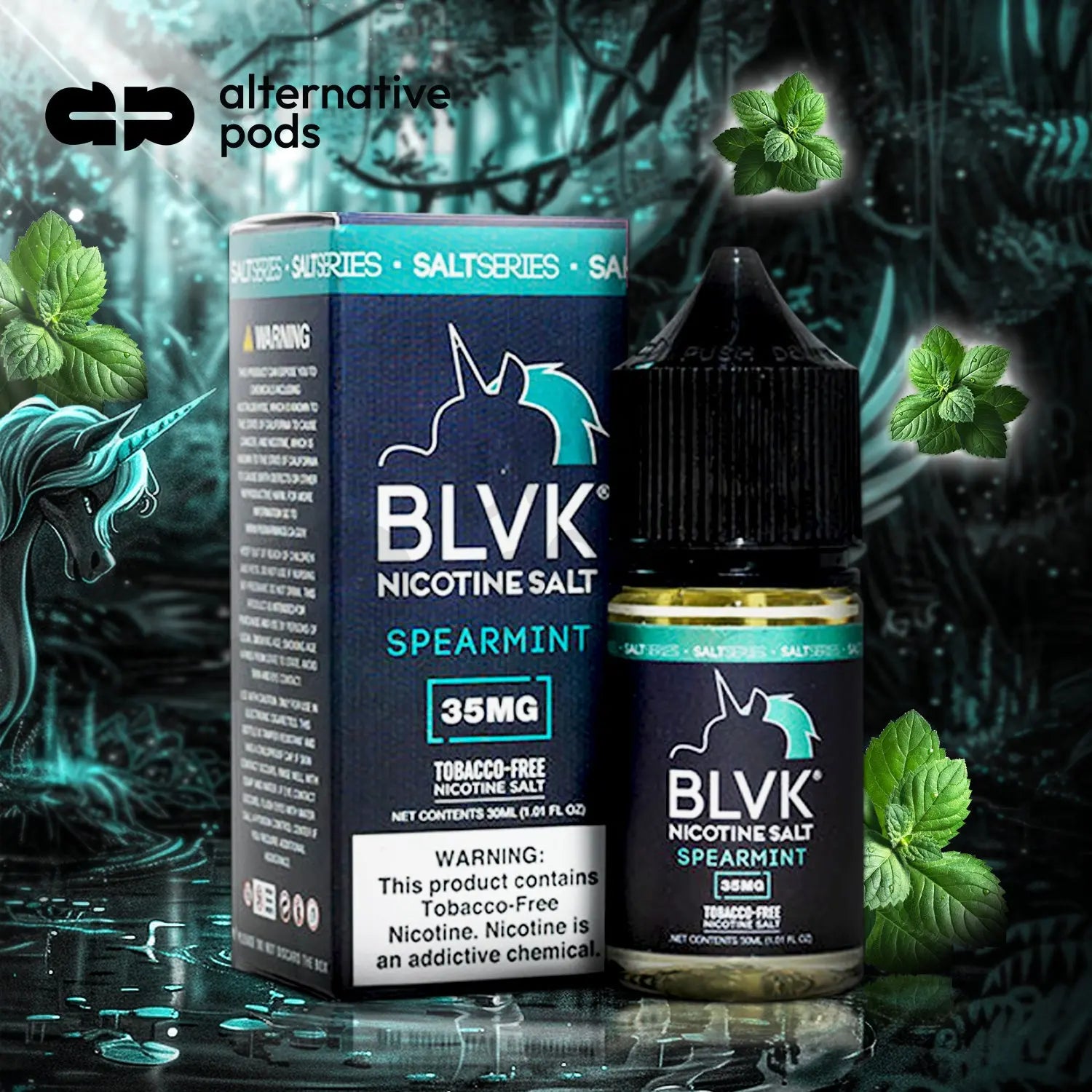 BLVK Salt Synthetic Nicotine Salt E-Liquid 30ML - Alternative pods | Online Vape & Smoke Shop