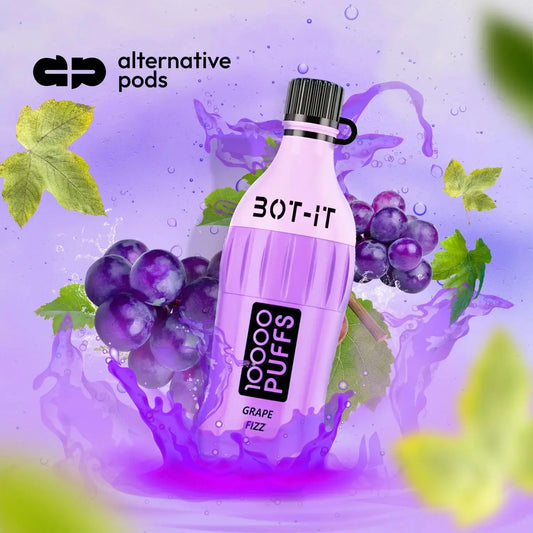 BOT-IT 10000 Rechargeable Disposable Device by Blitz – 10000 Puffs - Grape Fizz