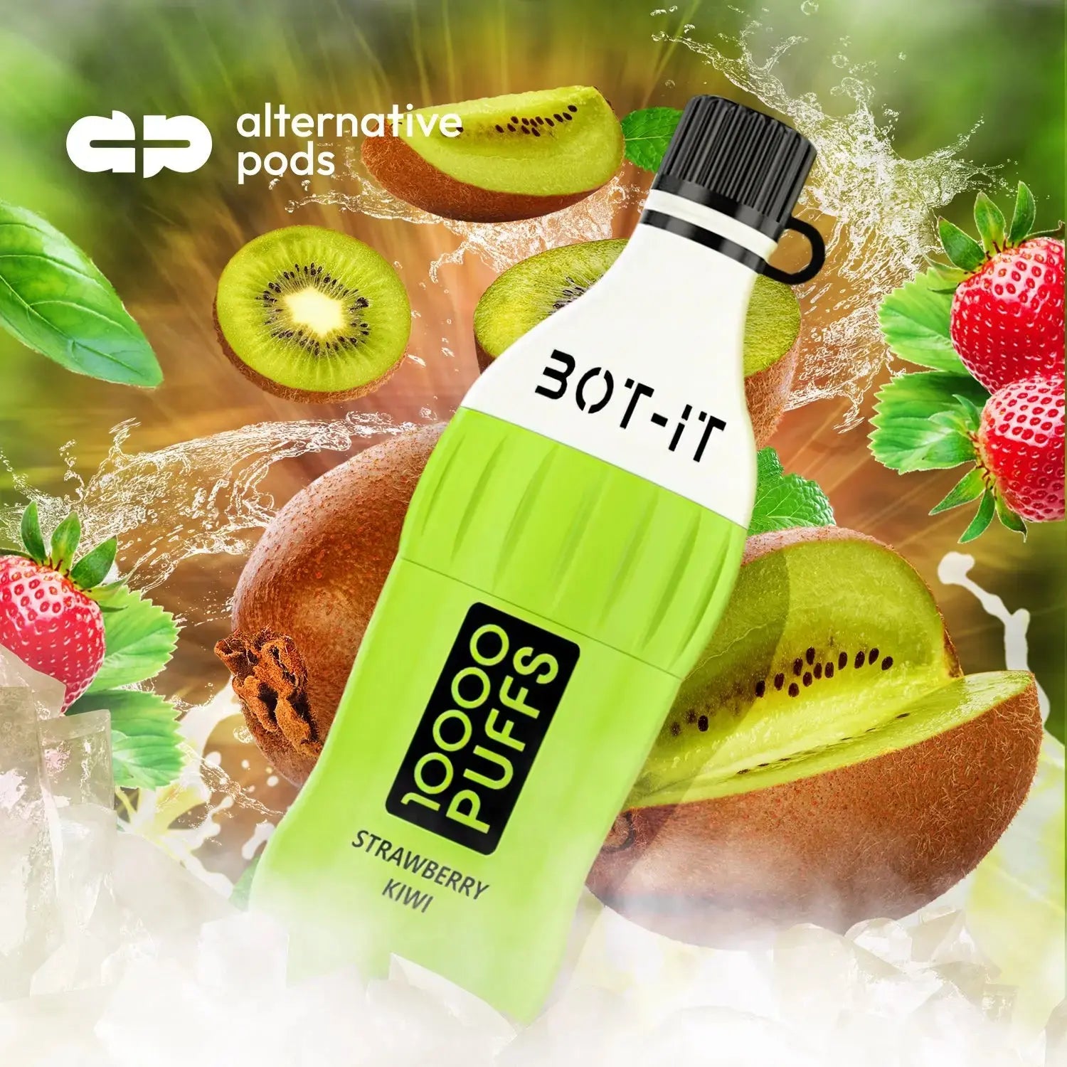 BOT-IT 10000 Rechargeable Disposable Device by Blitz – 10000 Puffs - Strawberry Kiwi 