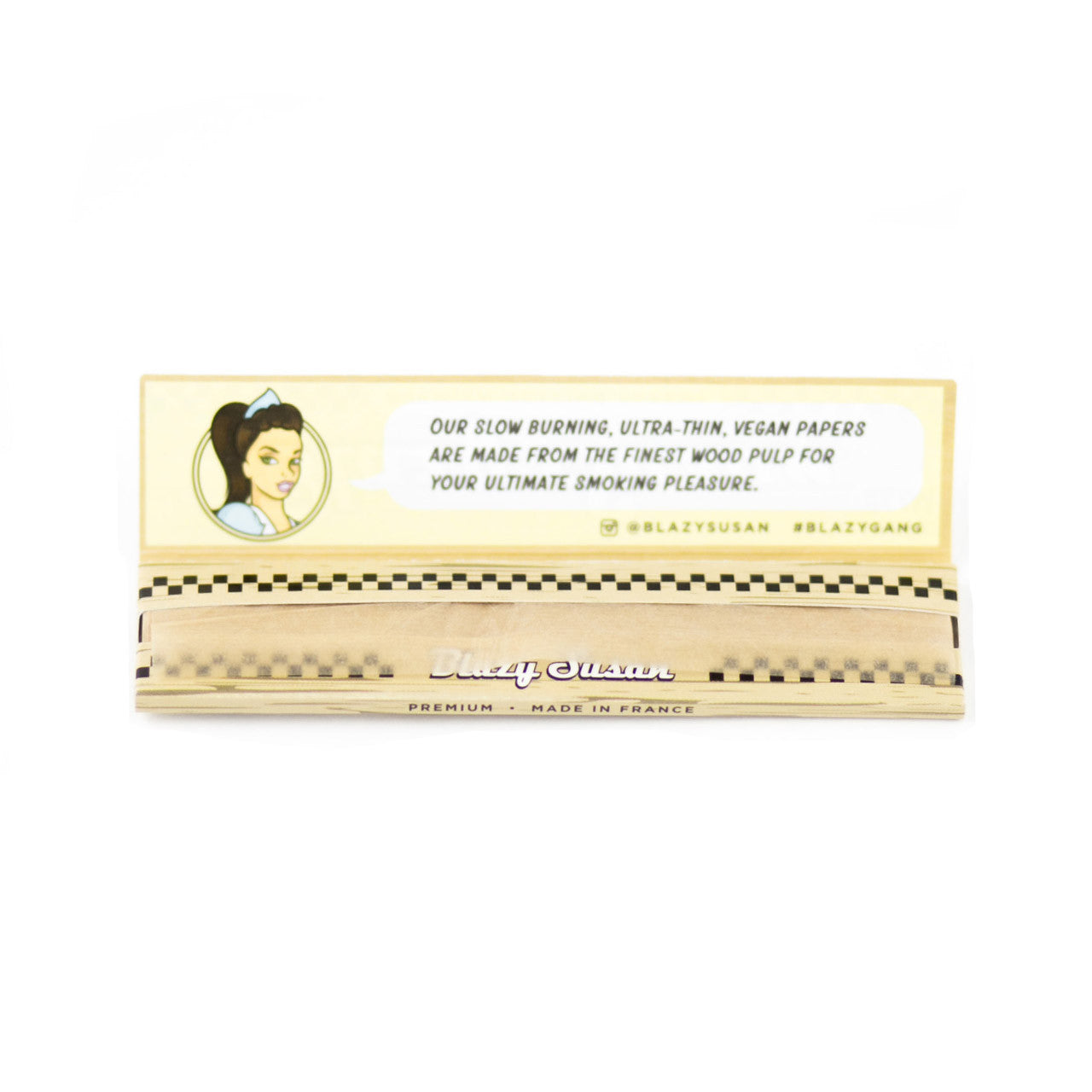 Blazy Susan Unbleached King Size Slim Rolling Papers (50ct)