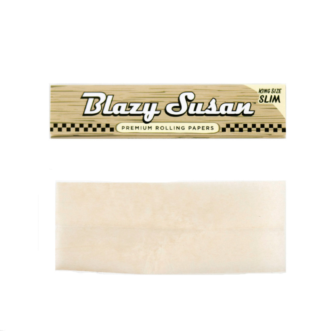 Blazy Susan Unbleached King Size Slim Rolling Papers (50ct)