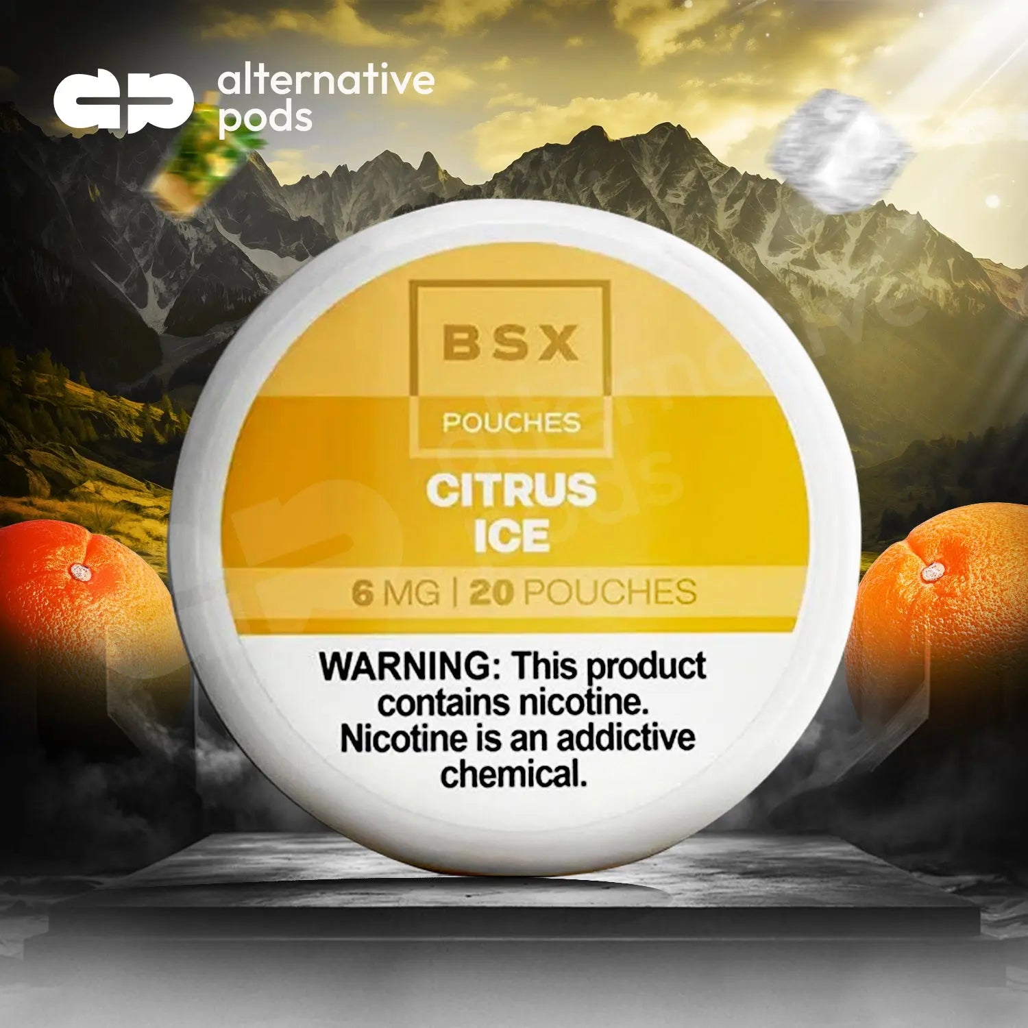 BSX Nicotine Pouches - Citrus Ice 