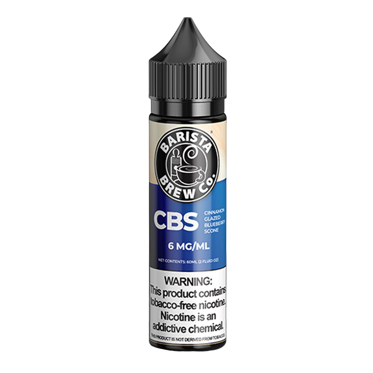 Barista Brew Co. Synthetic Nicotine E-Liquid 60ML Cinnamon Glazed Blueberry Scone
