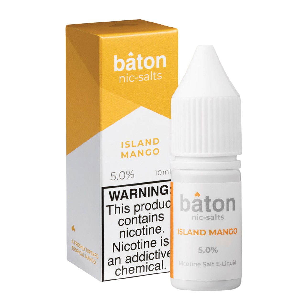 Baton Nic-Salts Nicotine Salt E-Liquid 10ML Island Mango 