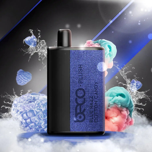 Beco Plush Disposable Vape 8000 - Blue Razz Cotton Candy 