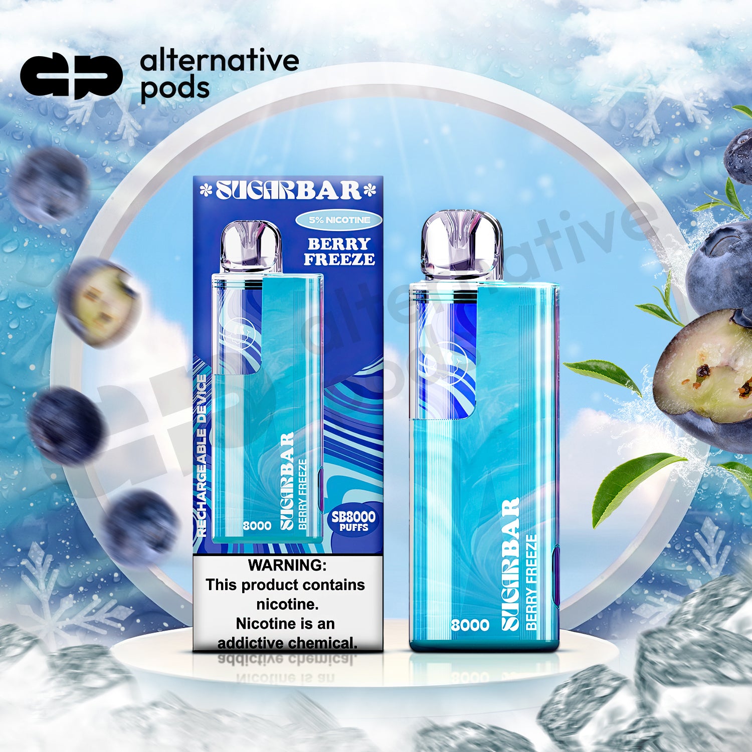 Exobar x Sugarbar SB8000 - Berry Freeze