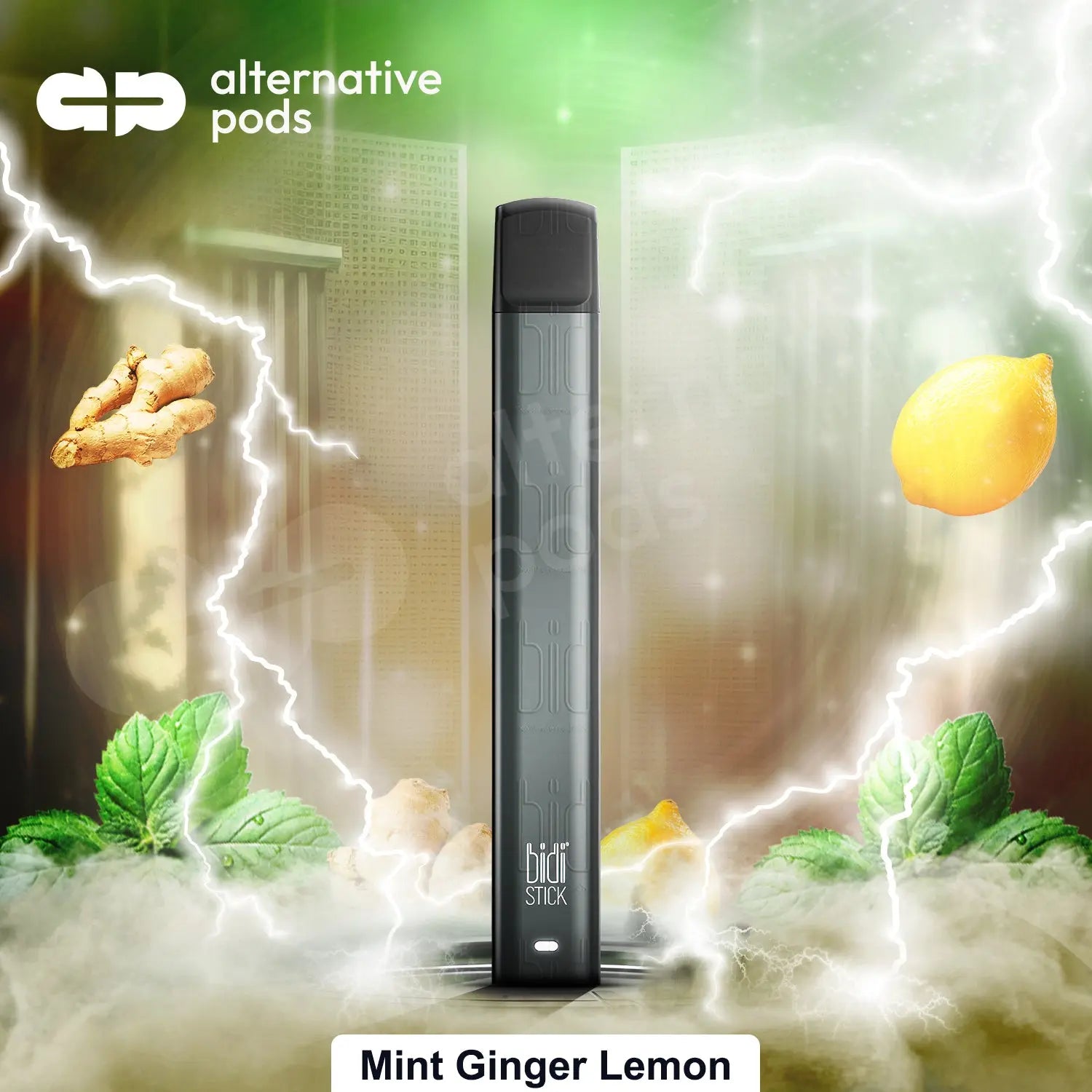 Bidi Stick Disposable Vape - Mint Ginger Lemon 