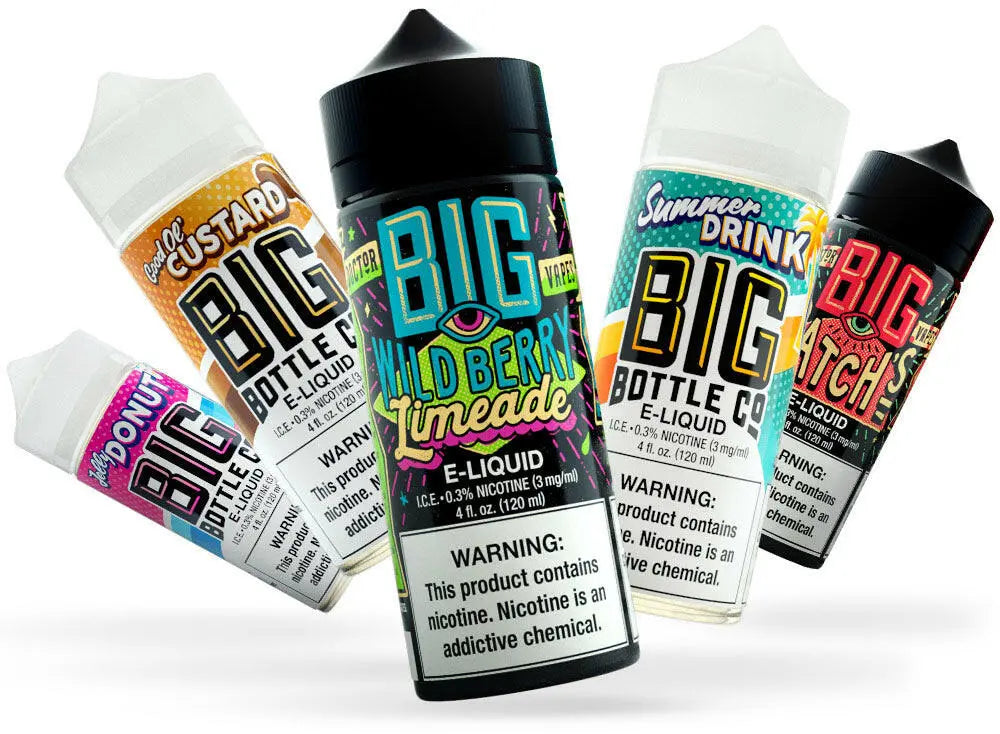 big bottles of vape juice Big Bottle Co. E-Liquid 120ML