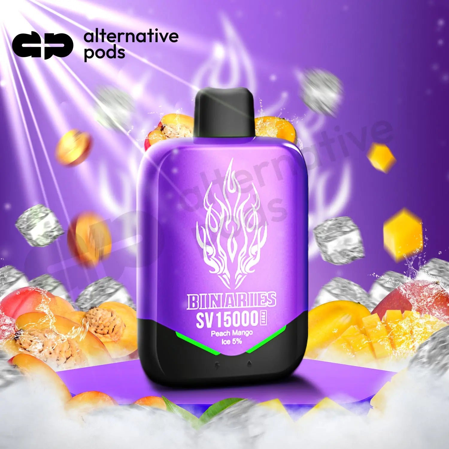 Binaries SV15000 Disposable - Peach Mango 