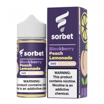 Sorbet Synthetic Nicotine E-Liquid 100ML Blackberry Peach Lemonade 