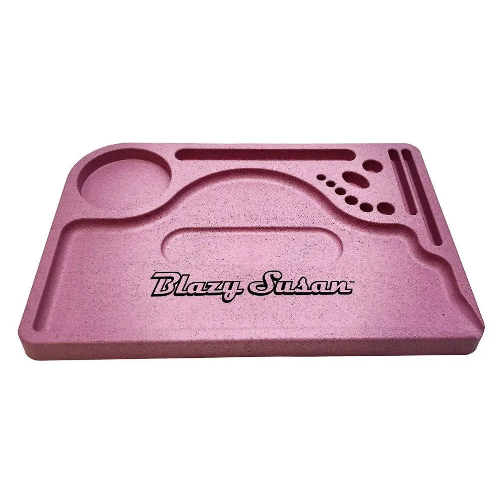 Blazy Susan Hemp Plastic Rolling Trays 12 X 8