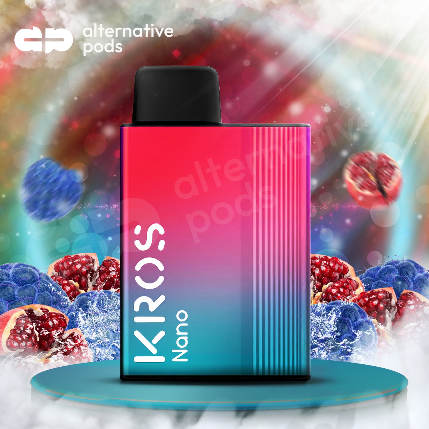 KROS Nano 5000 Disposable Vape - Blue Razz Pomegranate