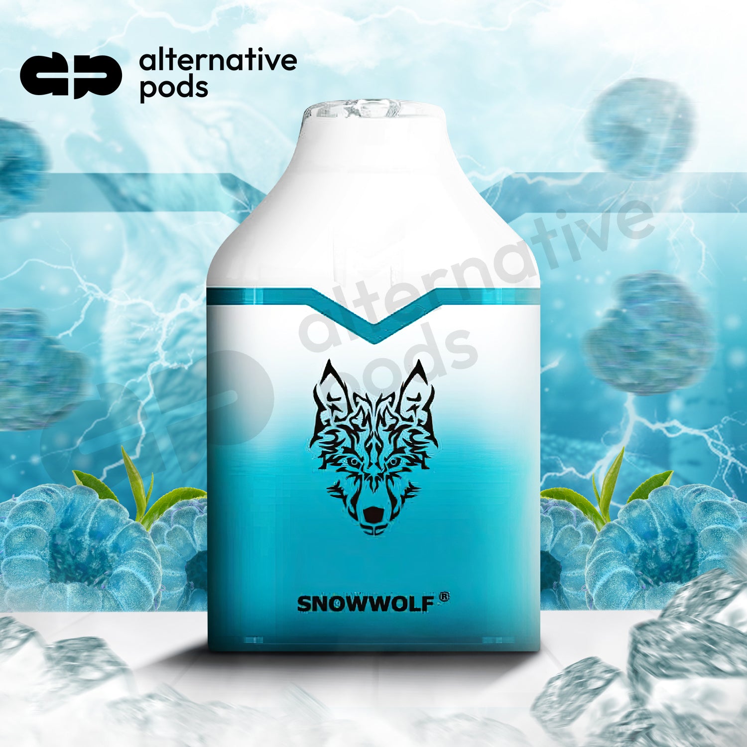 Snowwolf Mino 6500 Puffs Disposable Vape - Blue Razz Ice