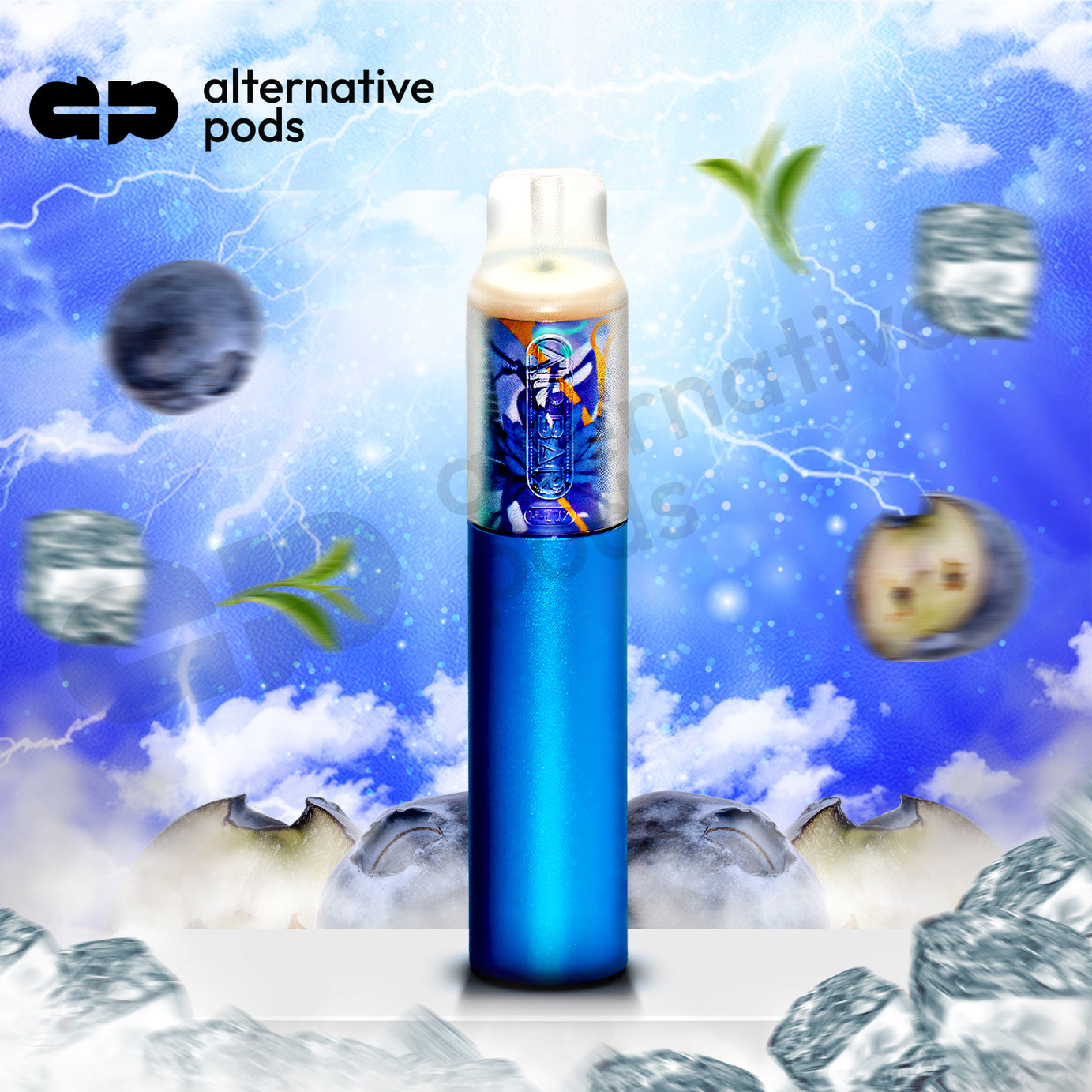 Air Bar M-Lux Disposable Vape - Blueberry Ice  