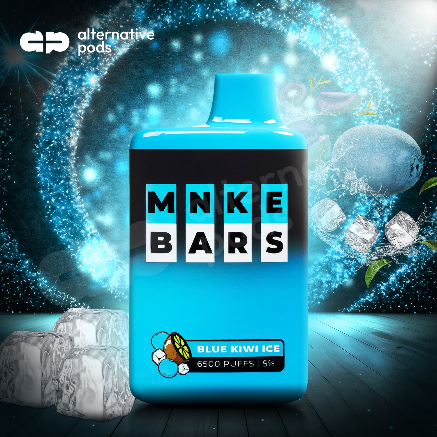 MNKE BARS 6500 DISPOSABLE - Blue Kiwi Ice