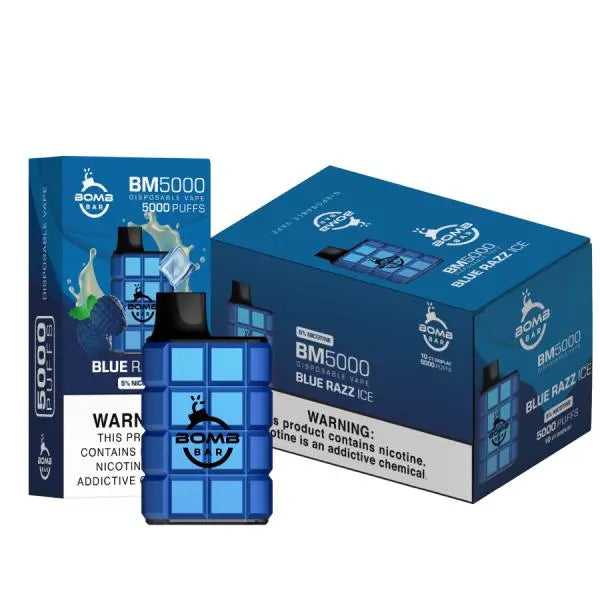 BOMB BAR 5000 PUFFS DISPOSABLE VAPE-$12.99