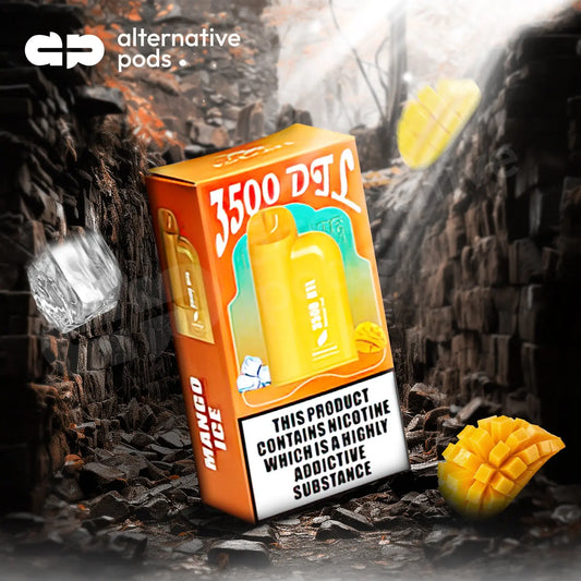 BosVape 3500 Puffs DTL Disposable Vape - Mango Ice 