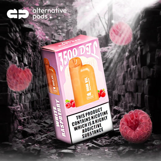 BosVape 3500 Puffs DTL Disposable Vape - White Raspberry 