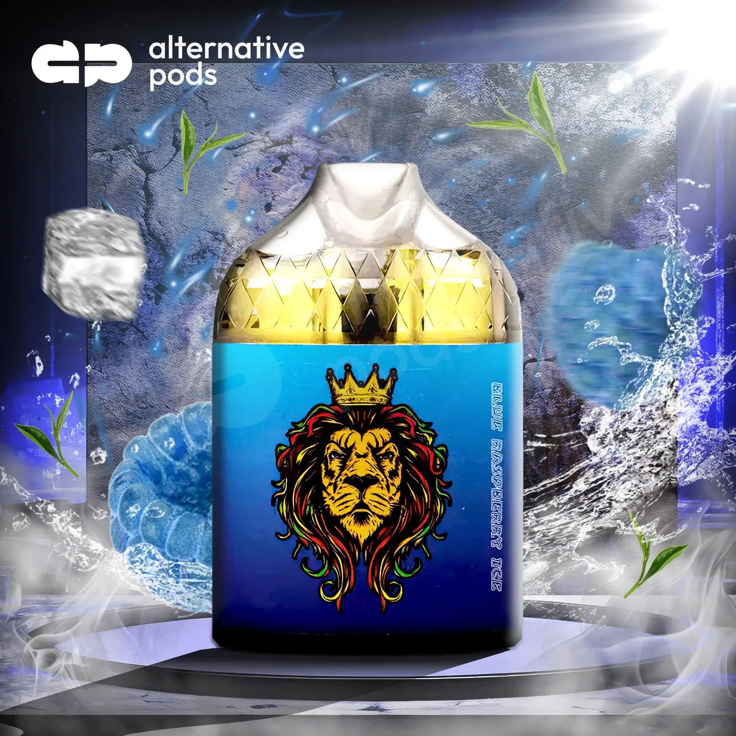 BosVape 8500 Puffs Disposable Vape - Blue Raspberry Ice 